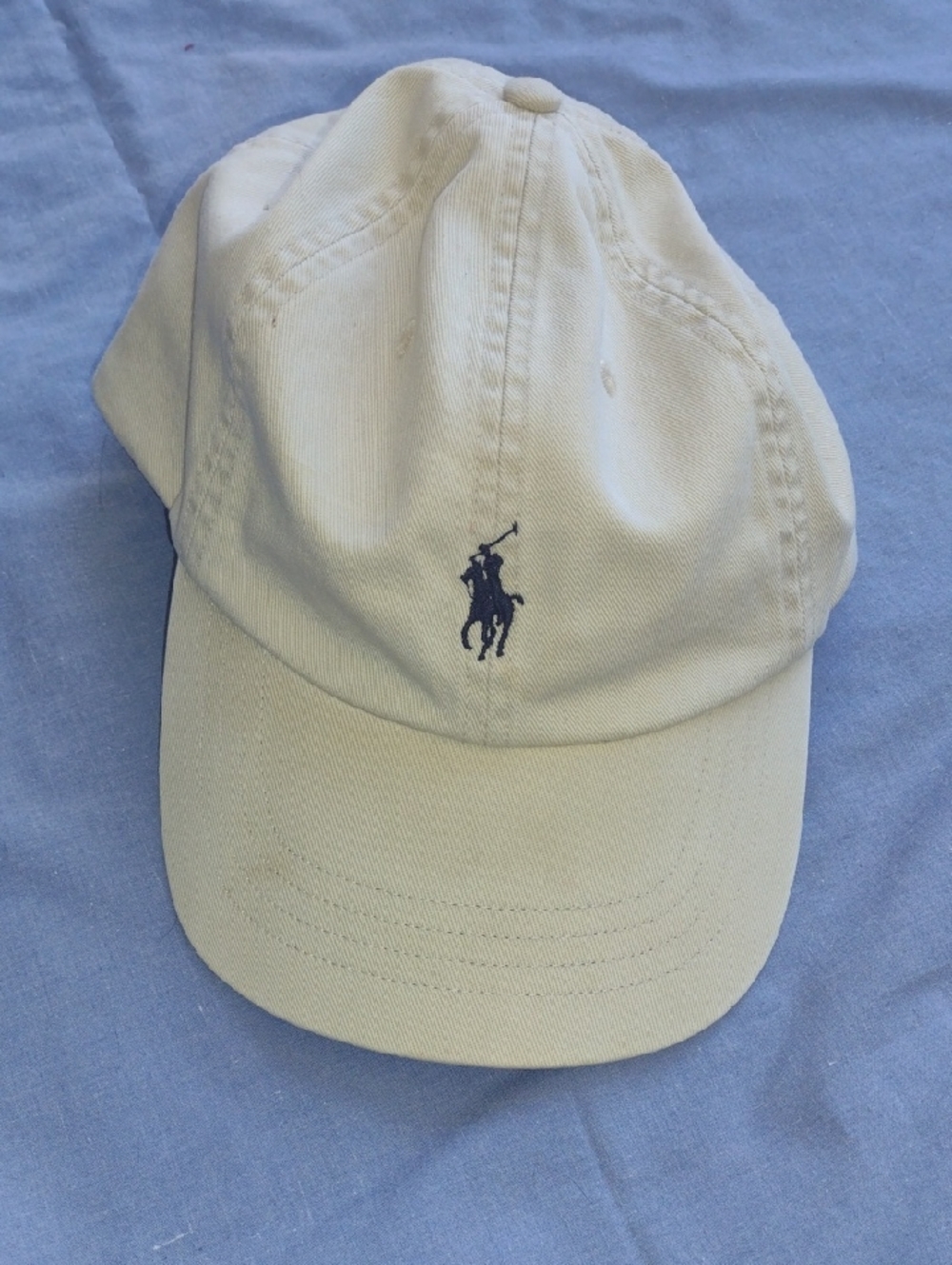 Vintage Polo by Ralph Lauren Classic Khaki Cap With Leather Strap